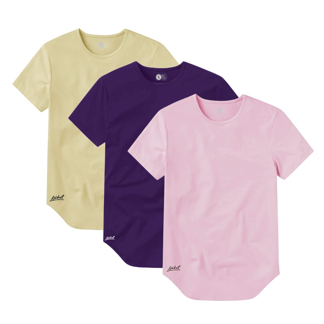 3-Pack Curve Beige + Morado + Rosado