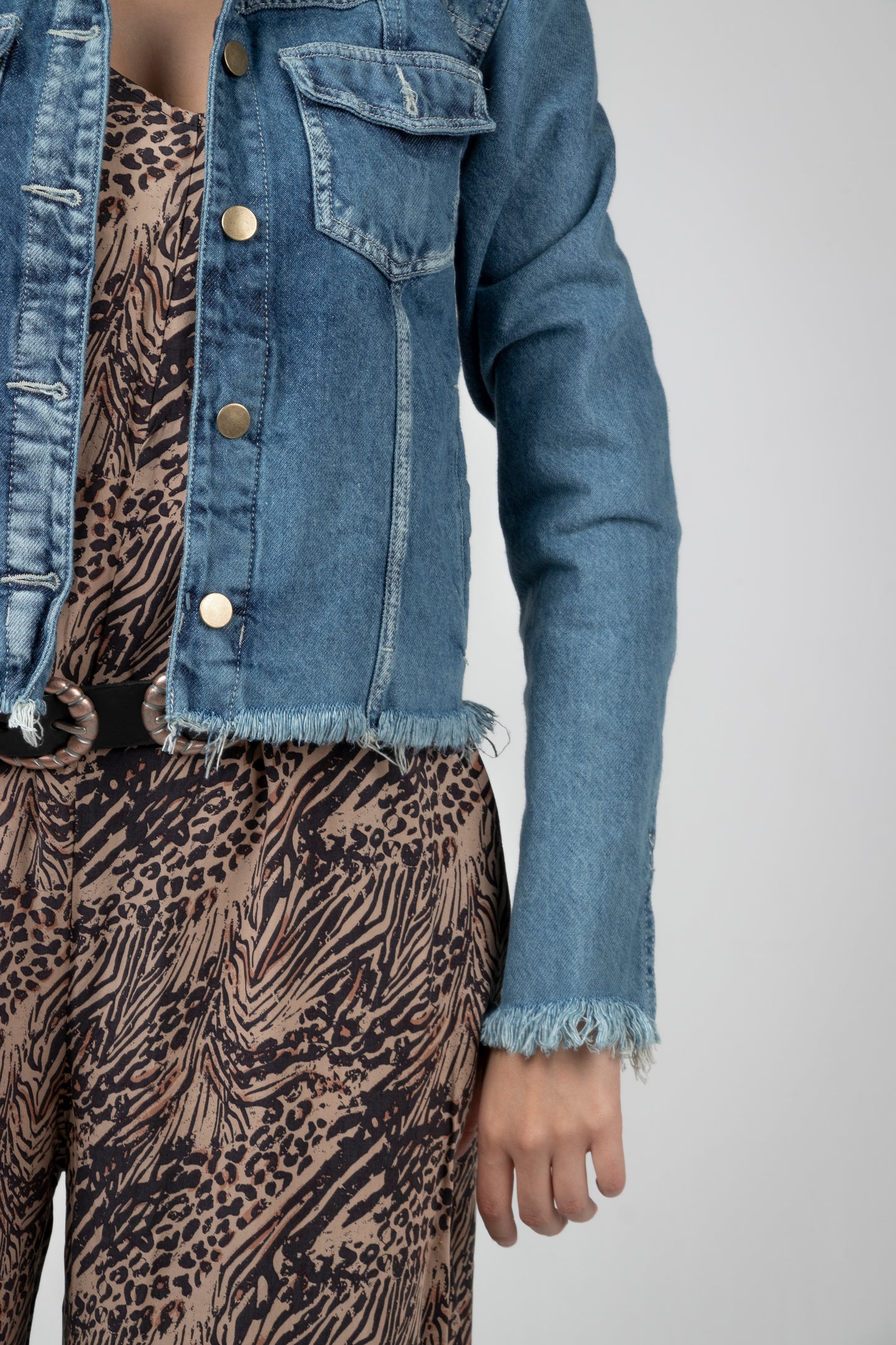 Chaqueta Jean Flecos