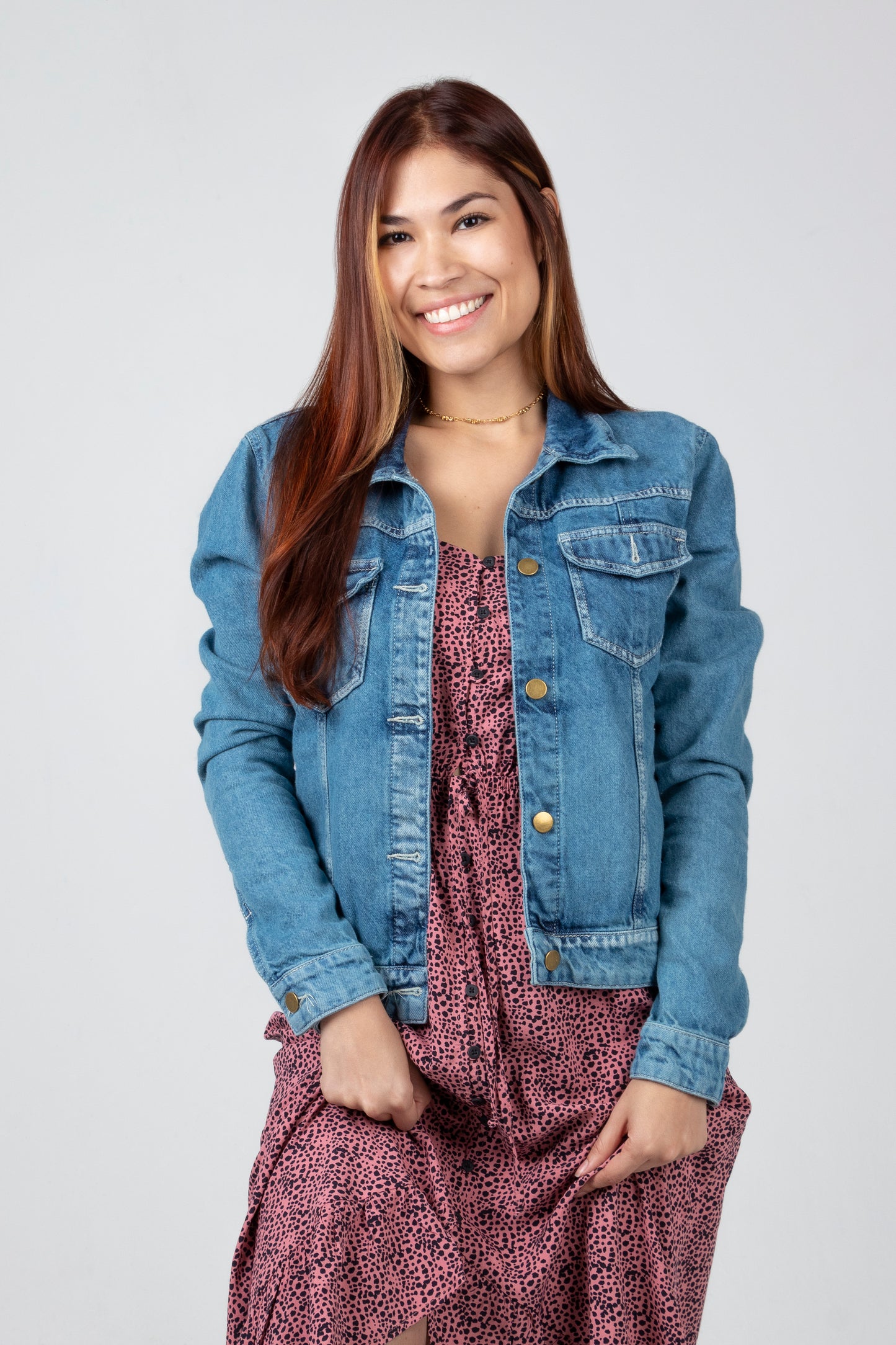 Chaqueta Jean Pretina