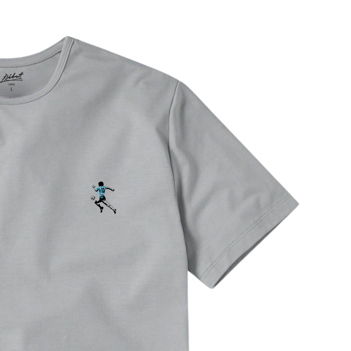 Camiseta Curve Barrilete Cósmico Gris Claro