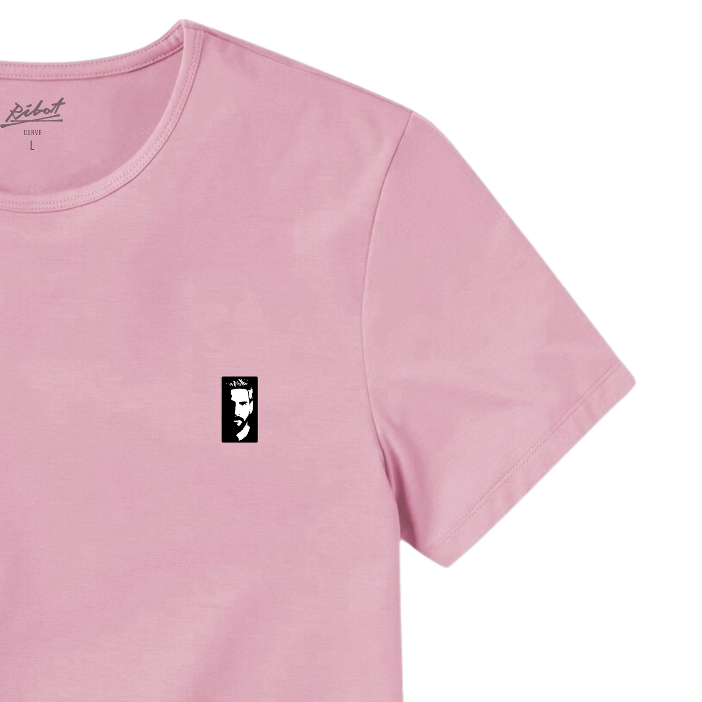 Camiseta Curve La Pulga Rosado