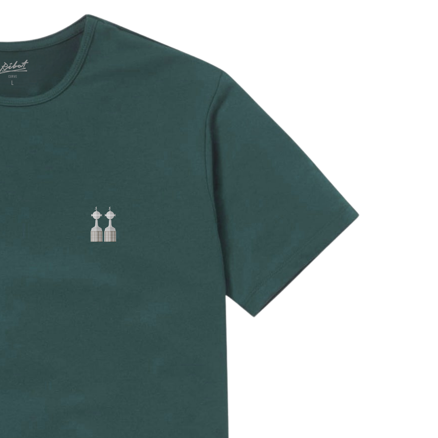 Camiseta Futbol Rey de Copas Verde Azul