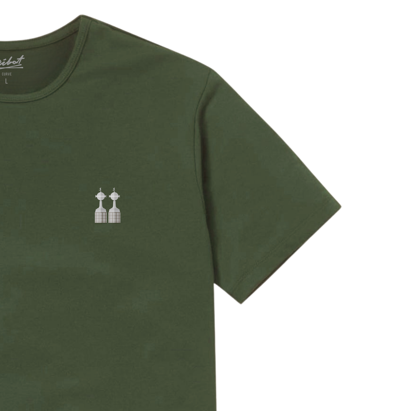 Camiseta Futbol Rey de Copas Verde Militar