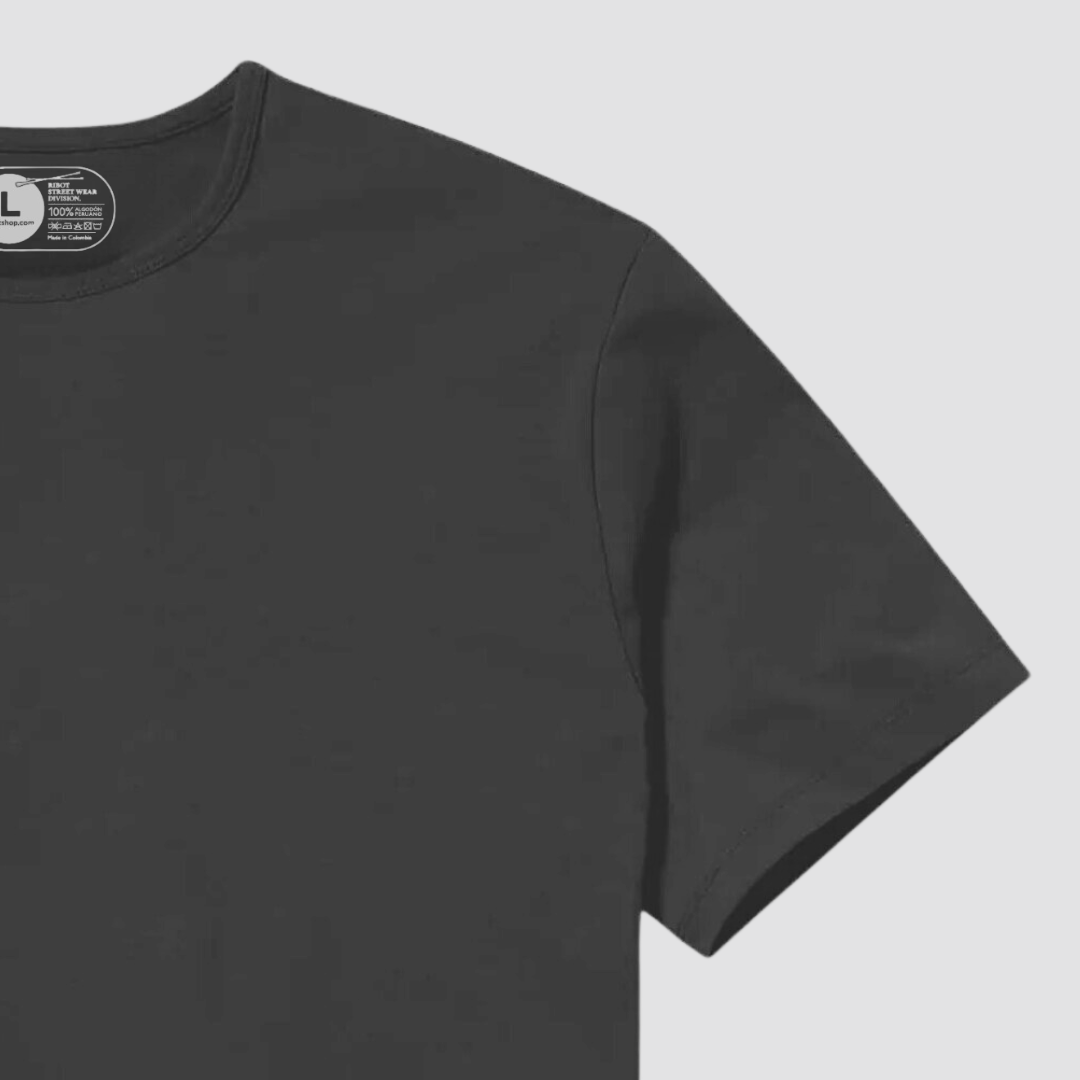 Camiseta Básica Square Gris Oscuro