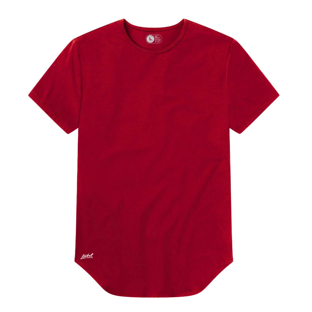 Camiseta Básica Curve Rojo