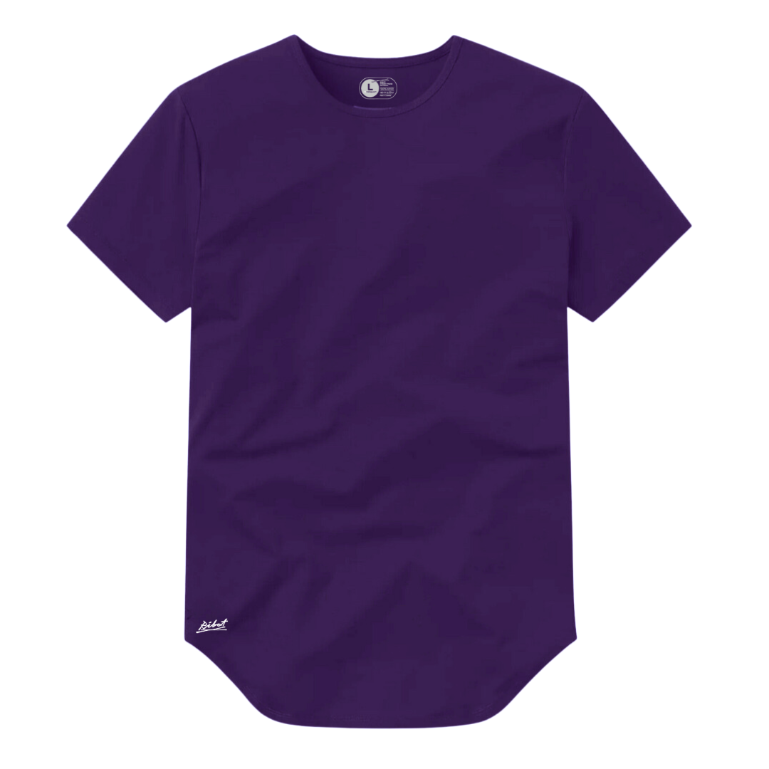 Camiseta Básica Curve Morado
