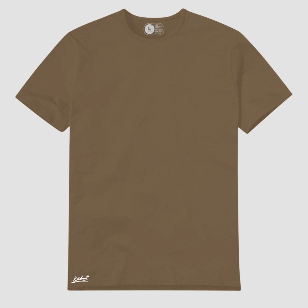 Camiseta Básica Square Café Claro