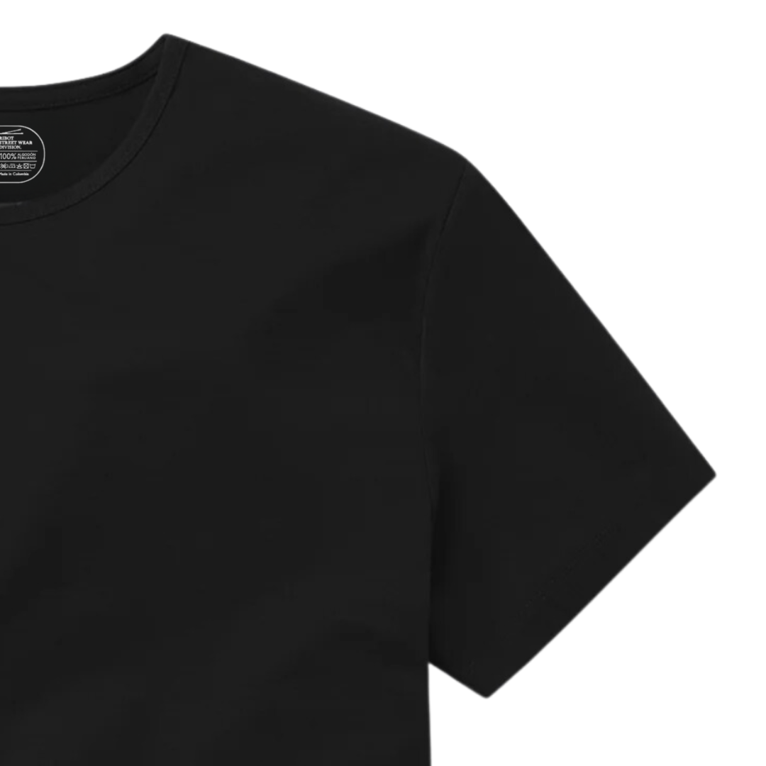 Camiseta Básica Curve Negro