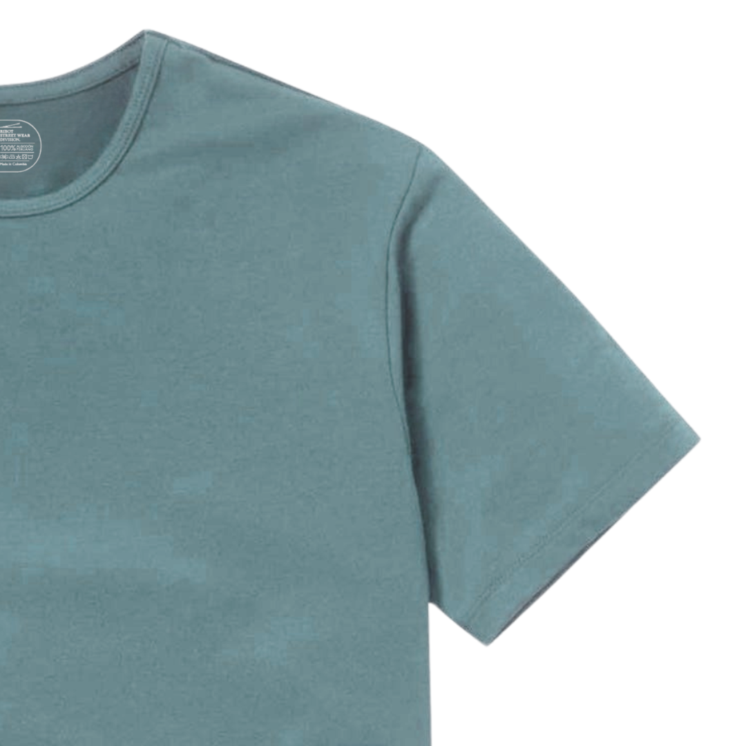 Camiseta Básica Curve Verde Oliva