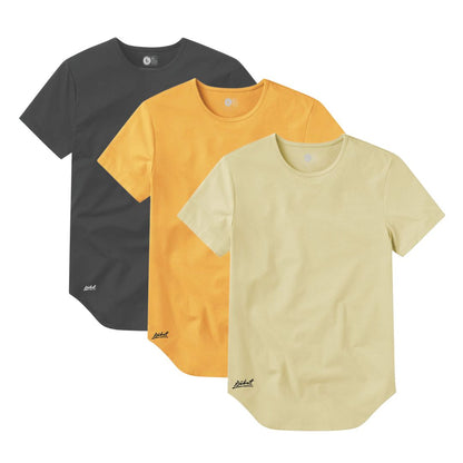 3-Pack Curve Gris Oscuro + Mostaza + Beige