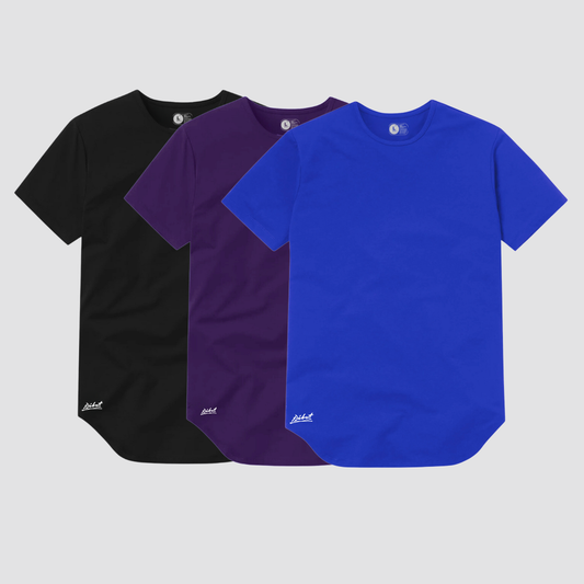 3-Pack Curve Negro + Morado + Azul Rey