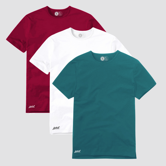 3-Pack Square Rojo + Blanco + Verde Azul