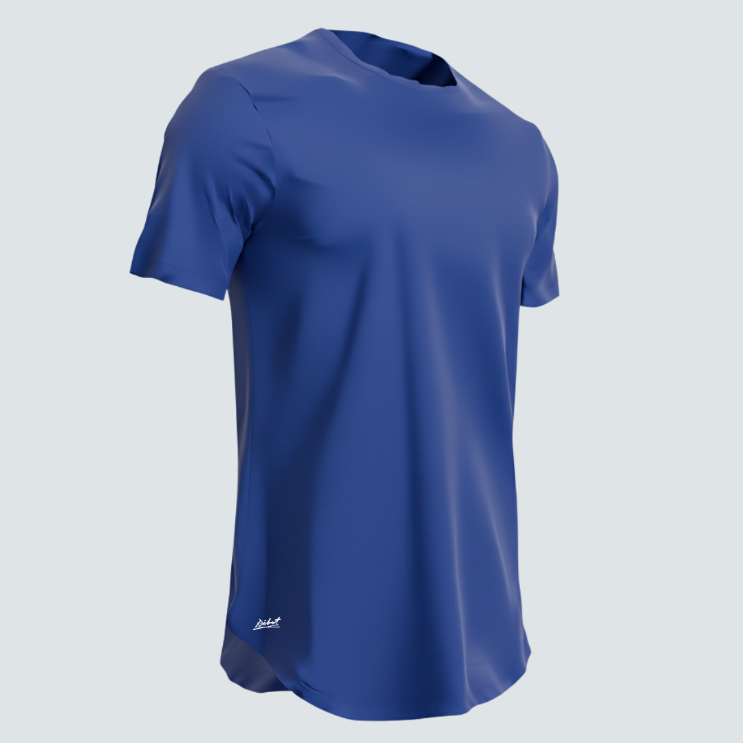 Camiseta Básica Curve Azul Rey