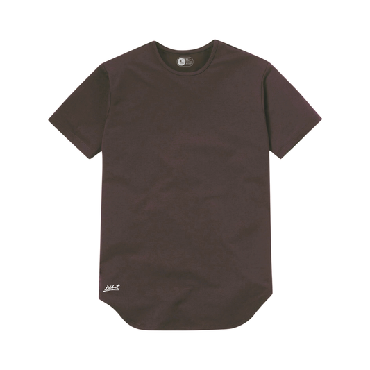 Camiseta Básica Curve Café Oscuro