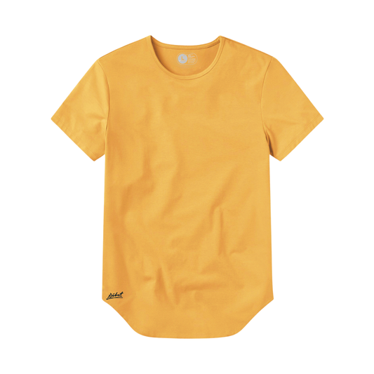 Camiseta Básica Curve Mostaza