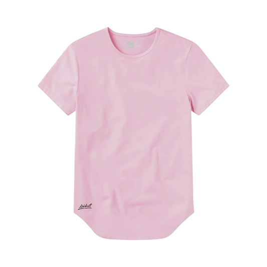Camiseta Básica Curve Rosado
