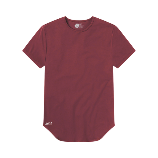 Camiseta Básica Curve Vinotinto