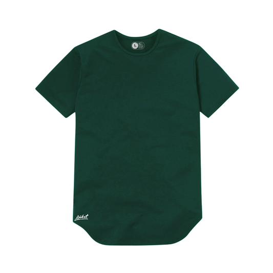 Camiseta Básica Curve Verde Oscuro