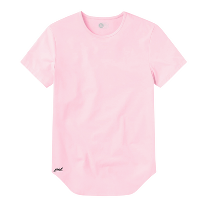 Camiseta Básica Curve Rosado