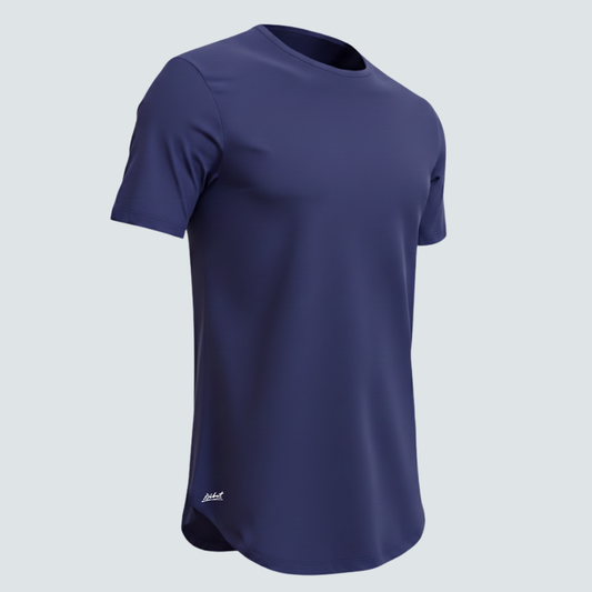 Camiseta Básica Curve Azul Navy