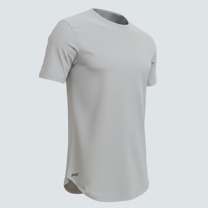 Camiseta Básica Curve Gris Claro