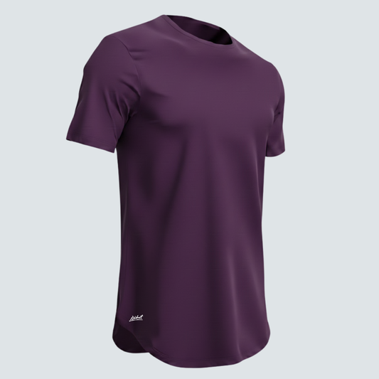 Camiseta Básica Curve Morado