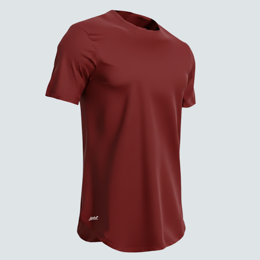 Camiseta Básica Curve Rojo