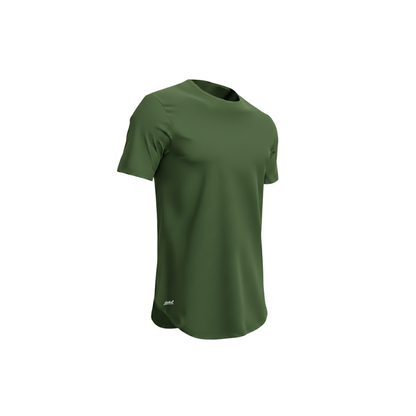 Camiseta Básica Curve Verde Militar