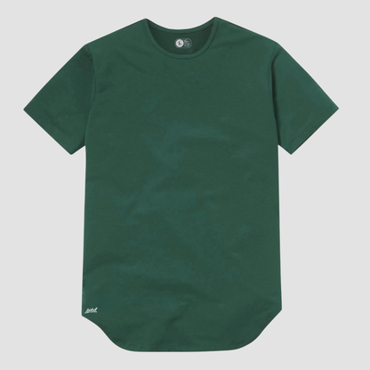 Camiseta Básica Curve Verde Oscuro