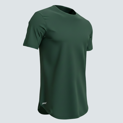 Camiseta Básica Curve Verde Oscuro