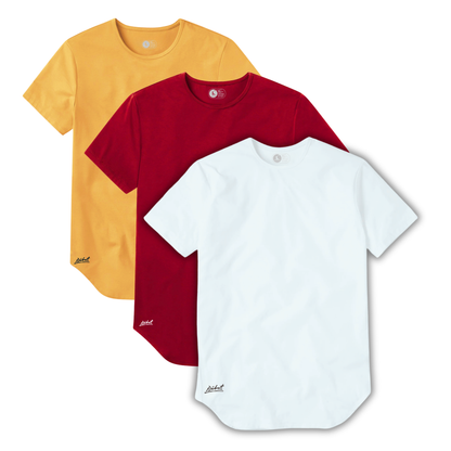 3-Pack Curve Blanco + Rojo + Mostaza
