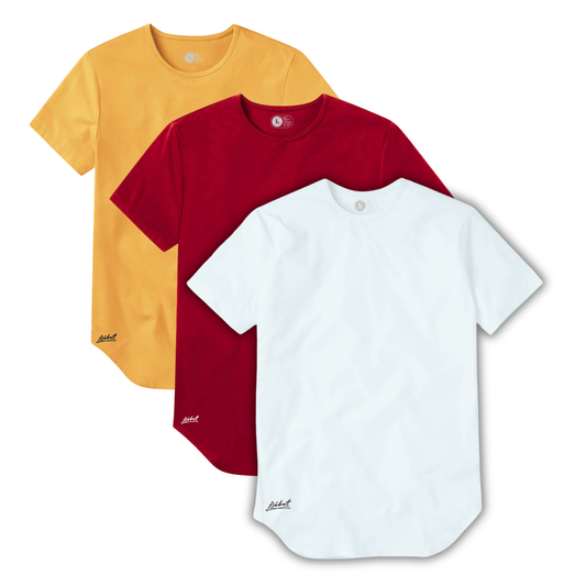 3-Pack Curve Blanco + Rojo + Mostaza