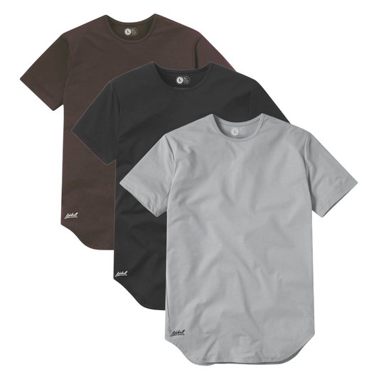 3-Pack Curve Café Oscuro + Gris Oscuro + Gris Claro