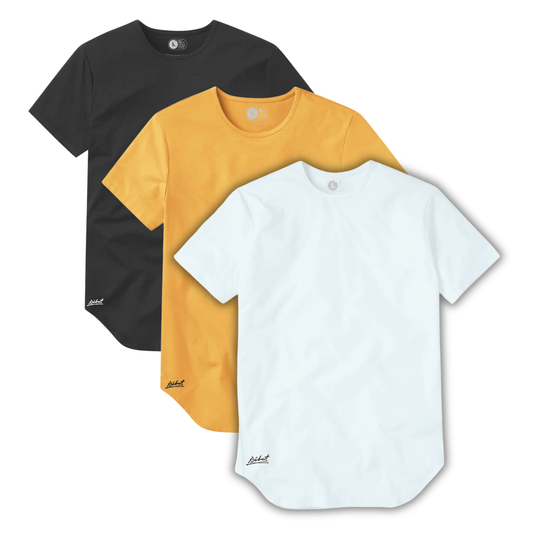 3-Pack Curve Gris Oscuro + Mostaza + Blanco