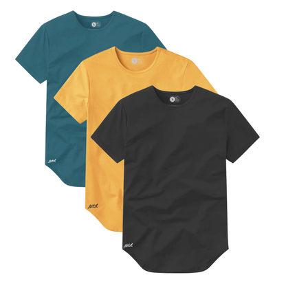 3-Pack Curve Gris Oscuro + Mostaza + Verde Azul
