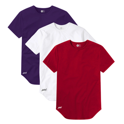 3-Pack Curve Morado + Blanco + Rojo