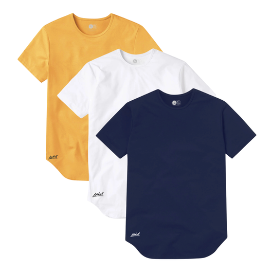 3-Pack Curve Mostaza + Blanco + Azul Navy