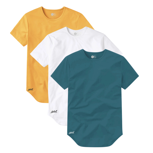 3-Pack Curve Mostaza + Blanco + Verde Azul