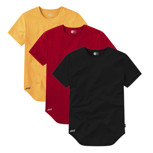 3-Pack Curve Negro + Rojo + Mostaza