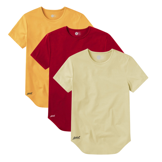 3-Pack Curve Rojo + Beige + Mostaza
