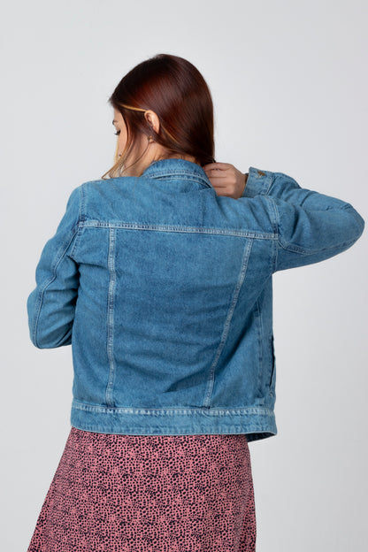 Chaqueta Jean Pretina