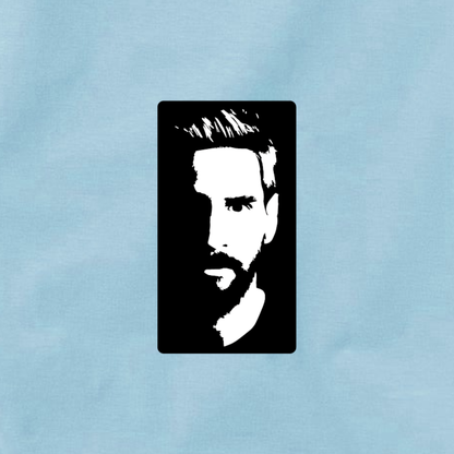 Camiseta Curve La Pulga Azul Claro