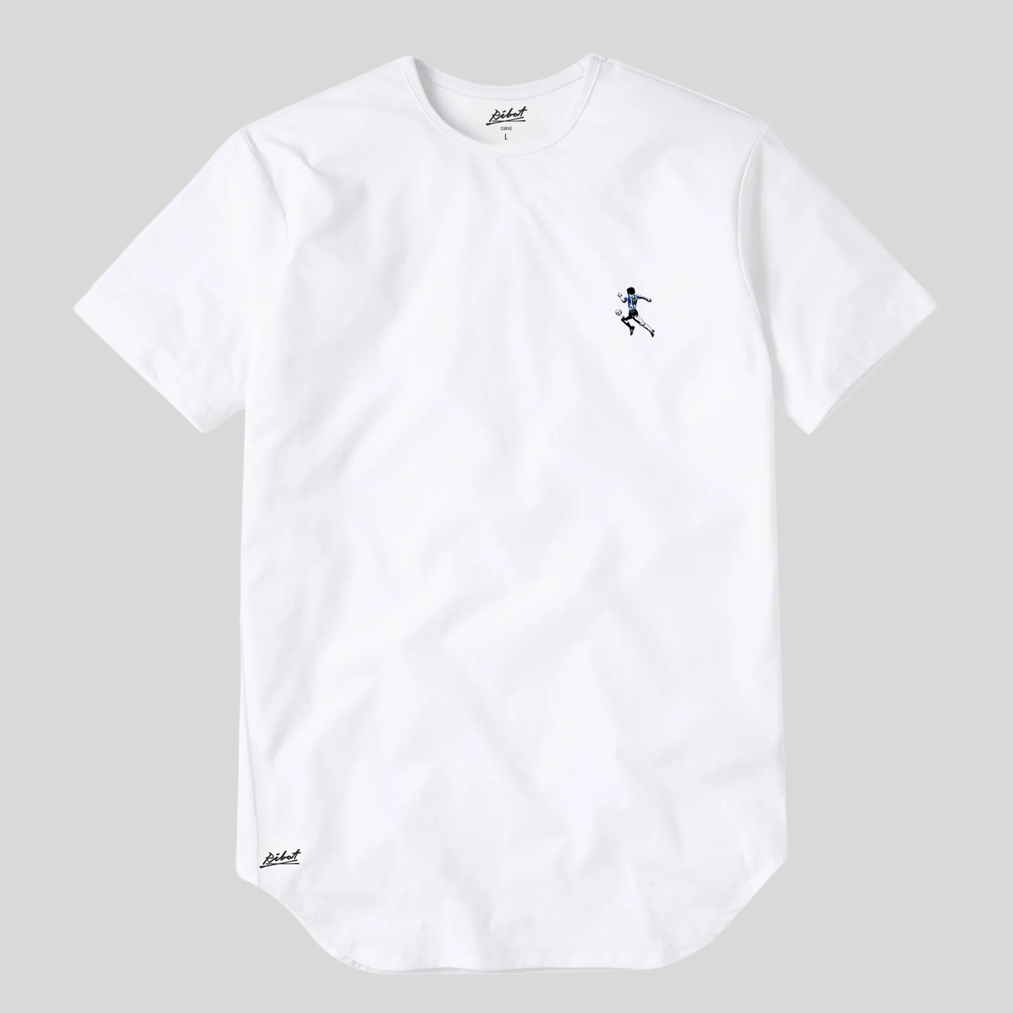 Camiseta Curve Barrilete Cósmico Blanco