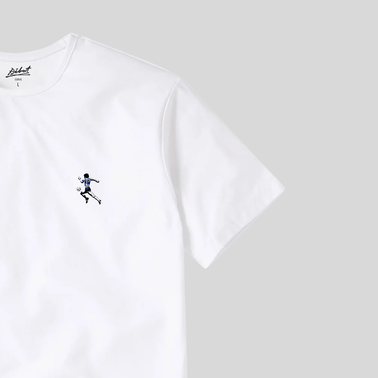 Camiseta Curve Barrilete Cósmico Blanco