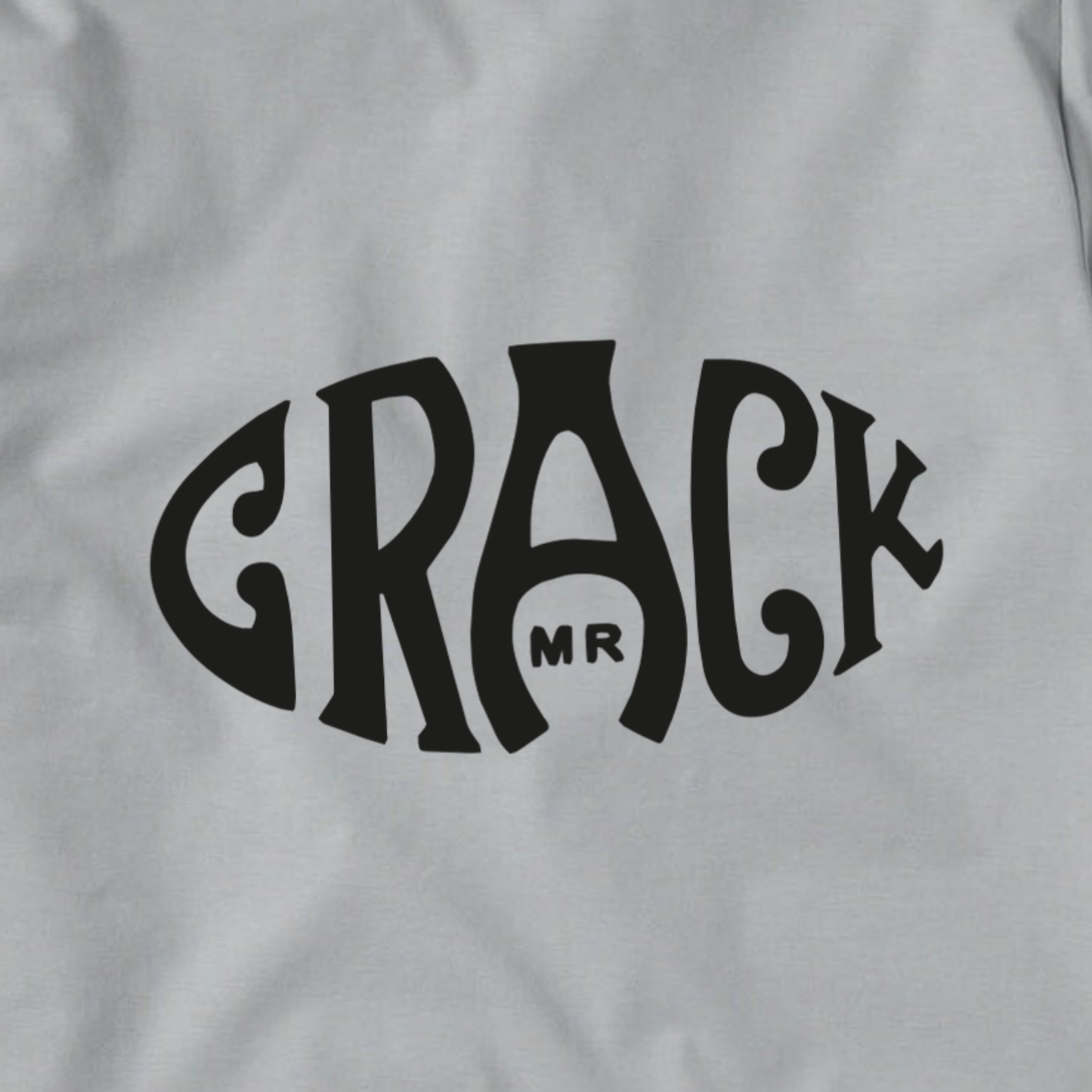Camiseta Curve Crack Gris Claro