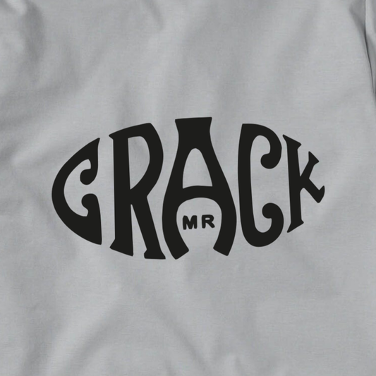 Camiseta Curve Crack Gris Claro
