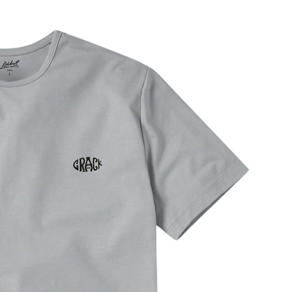 Camiseta Curve Crack Gris Claro