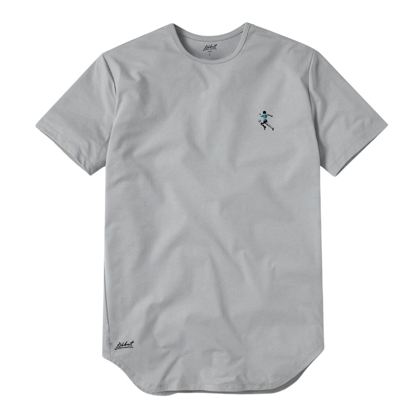 Camiseta Curve Barrilete Cósmico Gris Claro