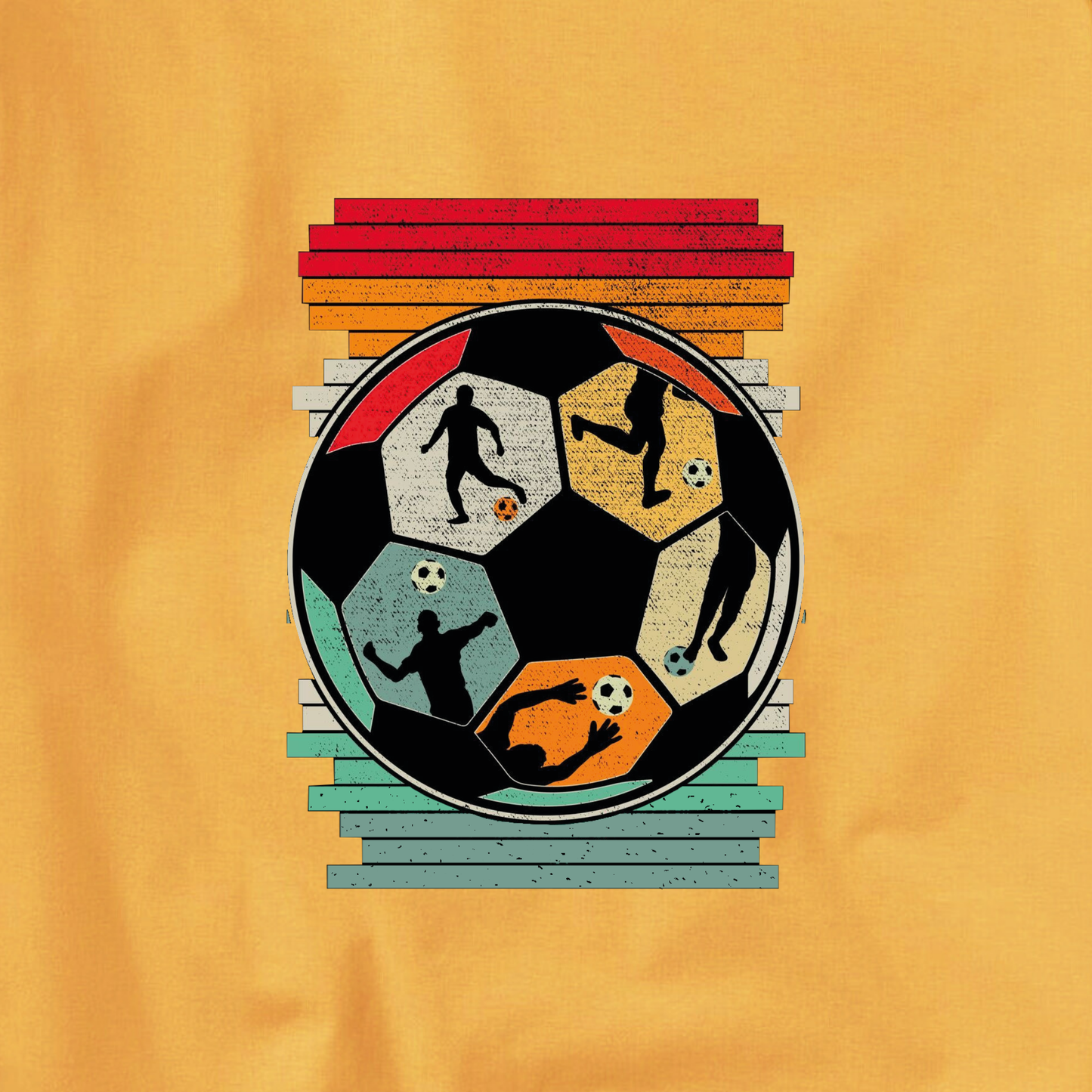 Camiseta Curve Balón 360 Mostaza