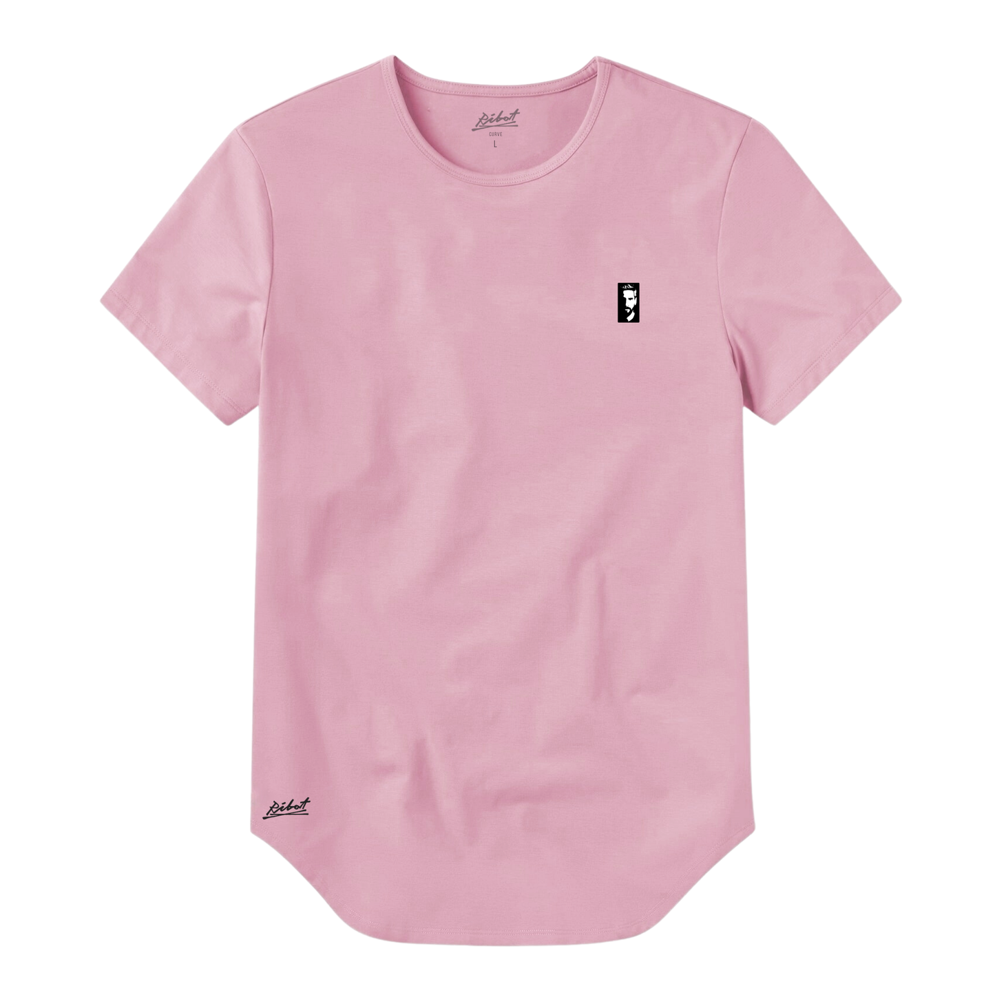Camiseta Curve La Pulga Rosado